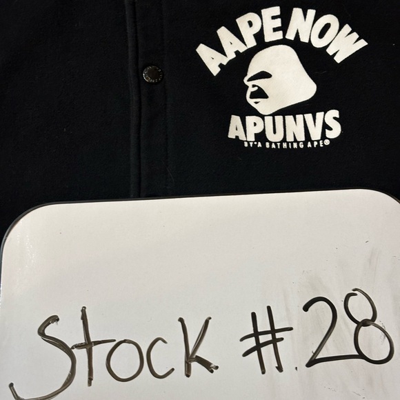 Aape By A Bathing Ape Bape Hoodie Button up Size Medium Black Camo Stree… - Picture 3 of 11